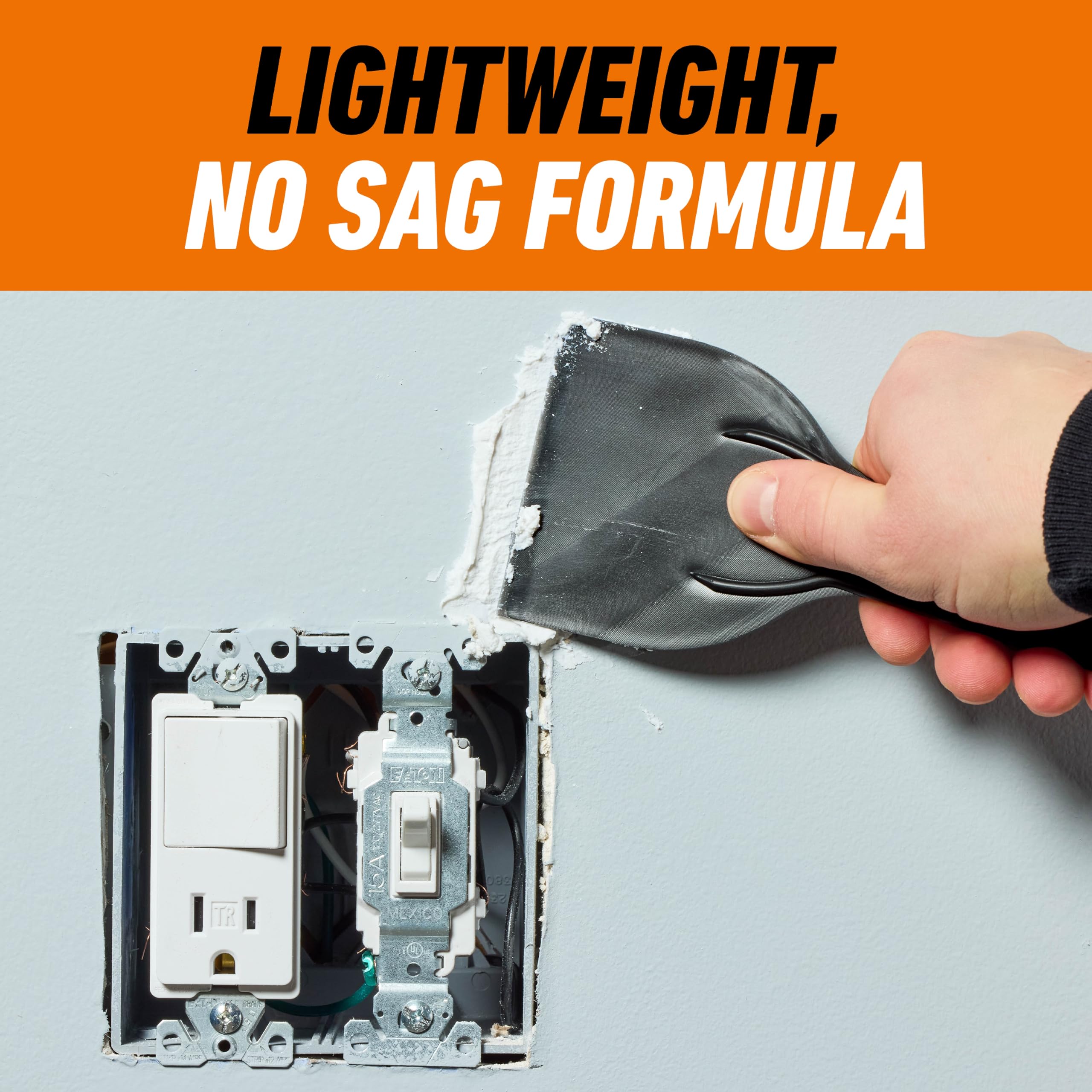 Gorilla Heavy Duty Wall Repair Spackling + Primer, 16 Ounce Tub,White - Image 6