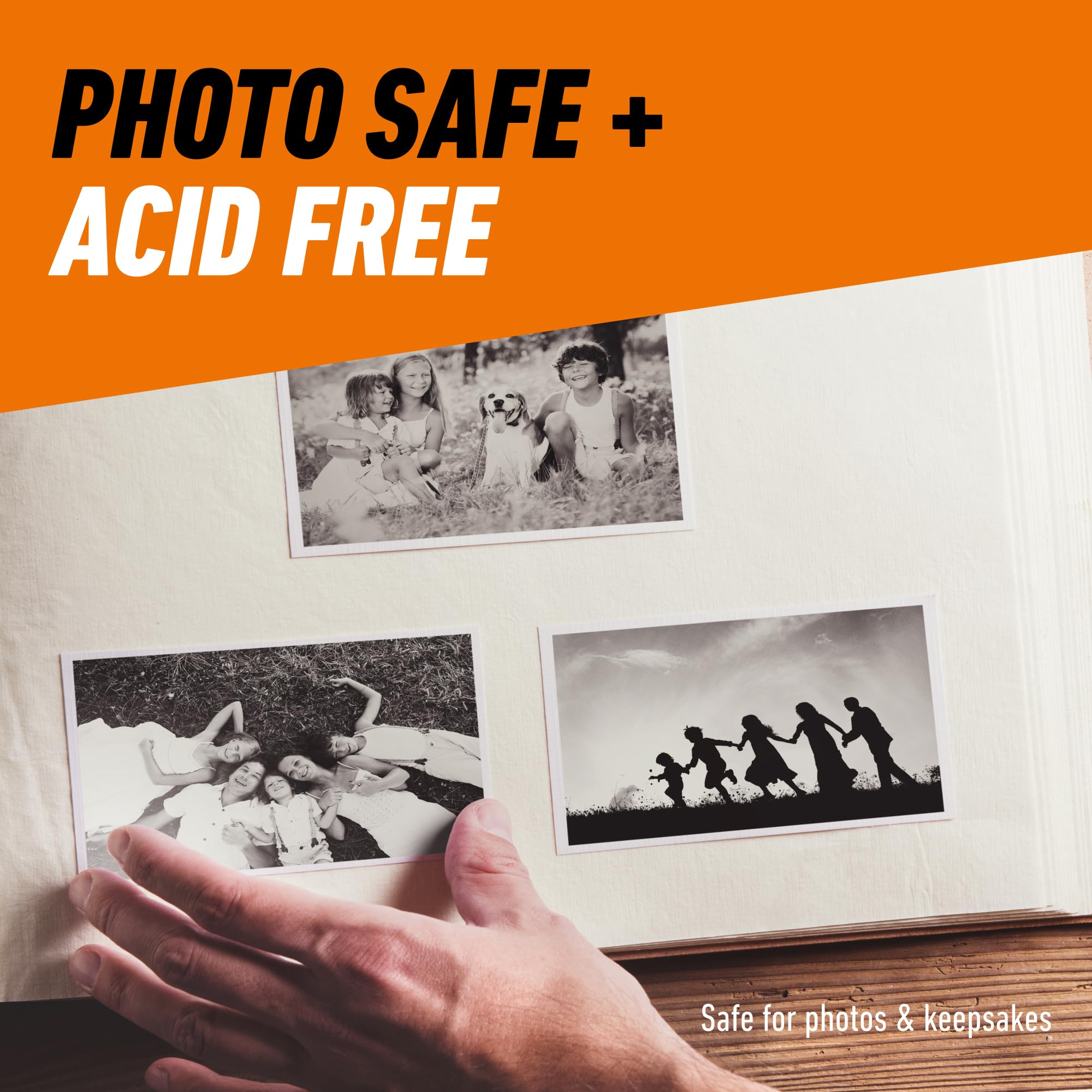 Gorilla Permanent Adhesive Dots, Double-Sided, Clear, 0.5" Diameter, 150 Pieces (Pack of 1) - No Mess, Photo Safe - Image 4