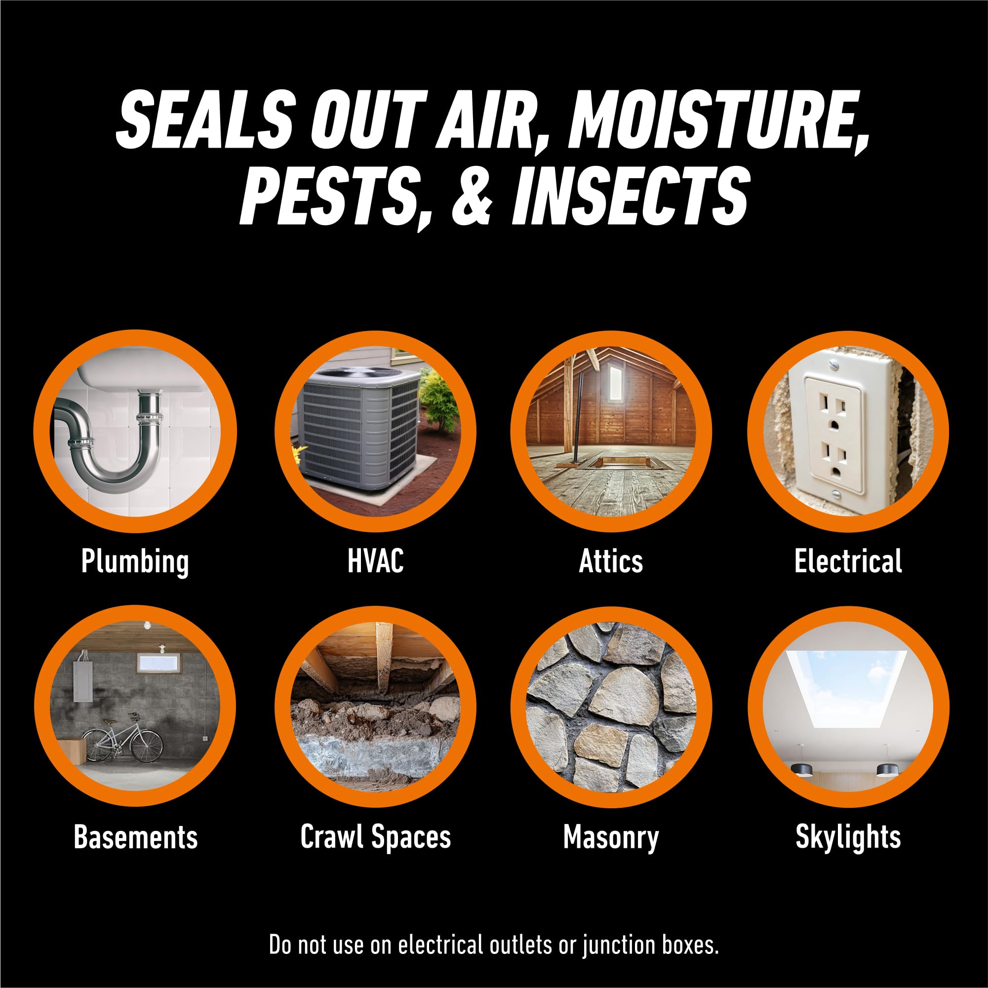 Gorilla Spray Foam Sealant, Light Gray Color, 12 Ounce (Pack of 2) - Multi-Purpose Expanding Foam, Polyurethane Spray, Fills Gaps & Cracks - Image 3