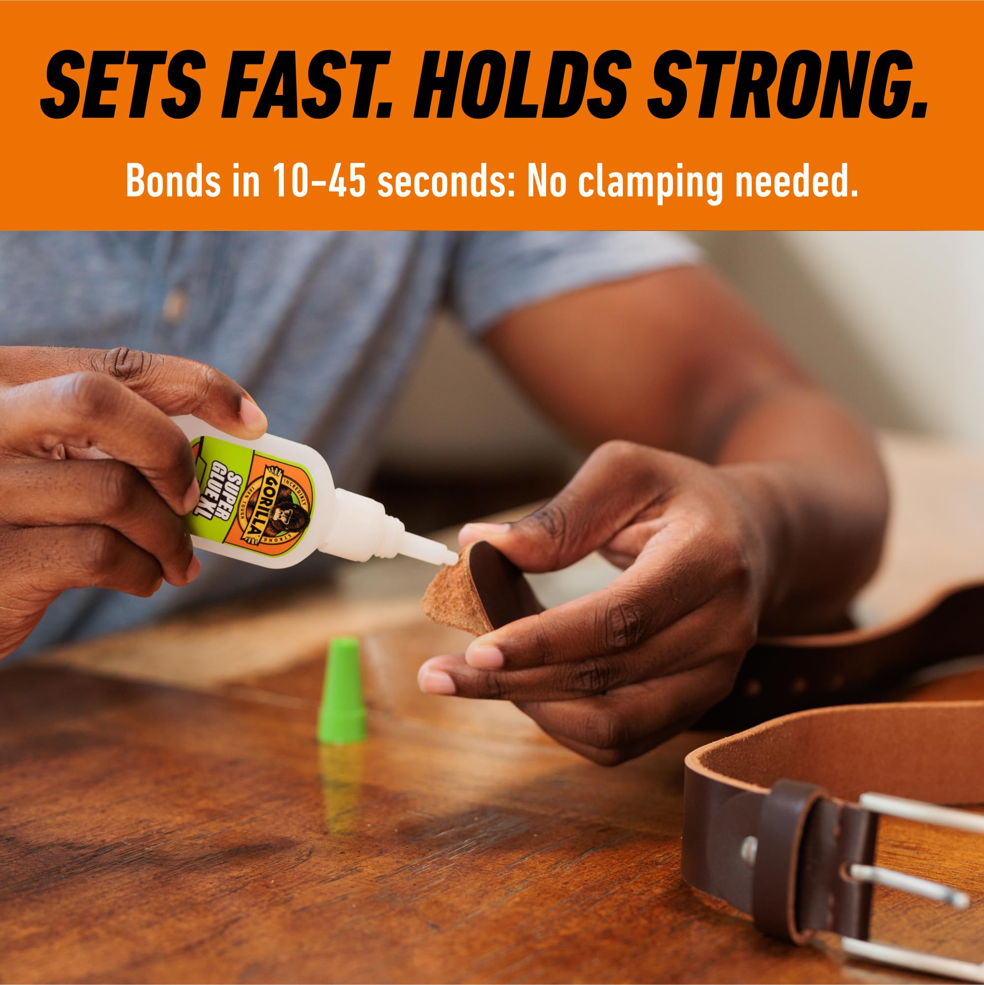 Gorilla Super Glue Gel XL, Clear Glue, 25 Gram (Pack of 6) - All Purpose and Fast Setting for Projects and Repairs - Image 7