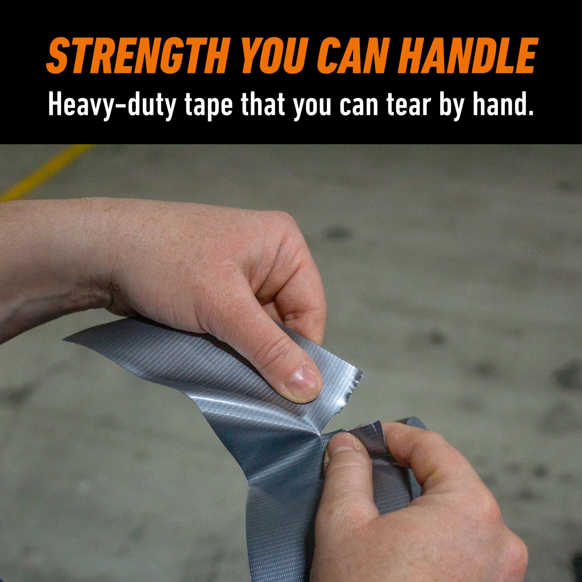 Gorilla Tape Tough & Wide, Silver Tape, 2.88" x 25 yd (Pack of 1) - Heavy Duty and Weather Resistant for Indoor or Outdoor - Image 6