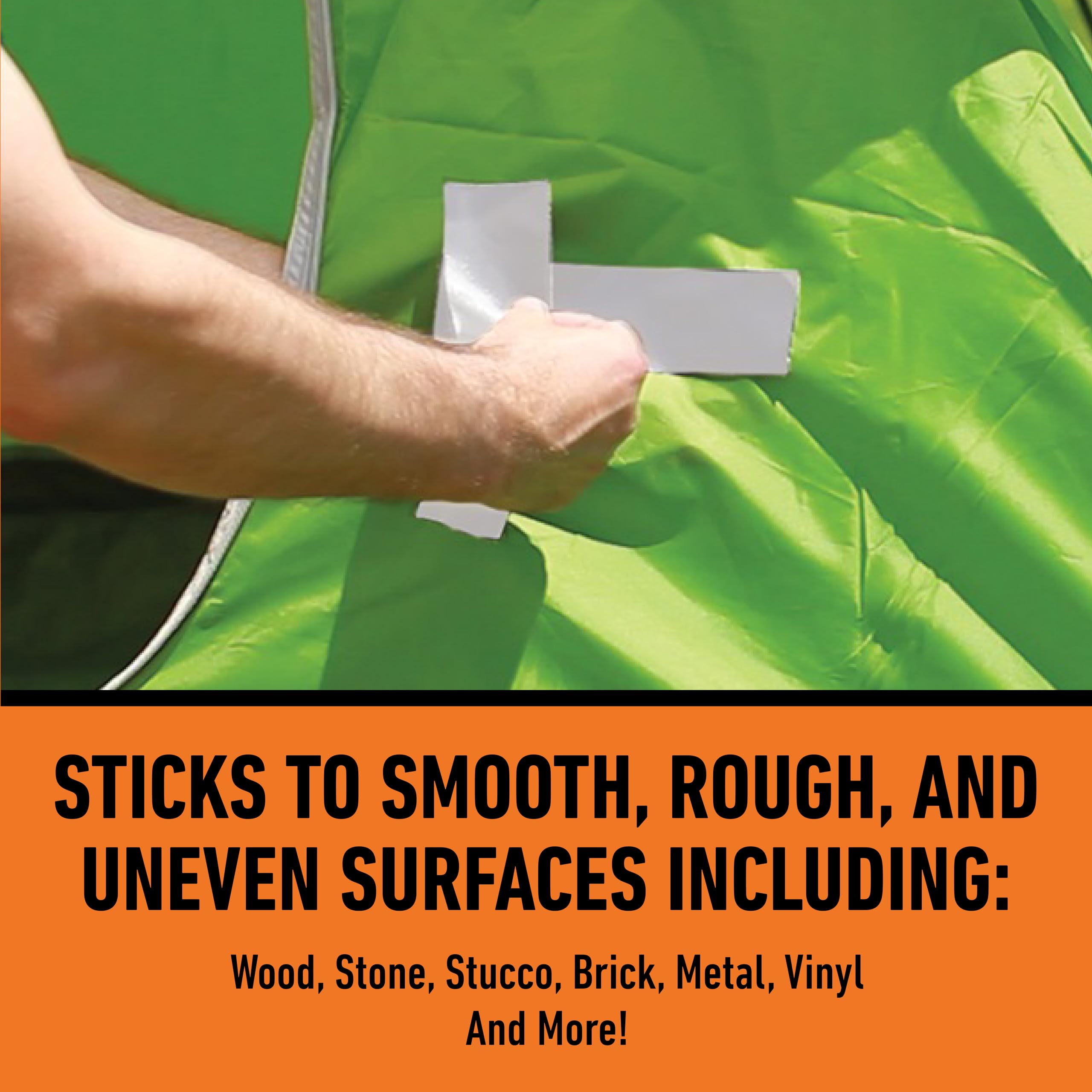 Gorilla Tape, White Duct Tape, 1.88" x 10 yd, White, (Pack of 6) - Image 3