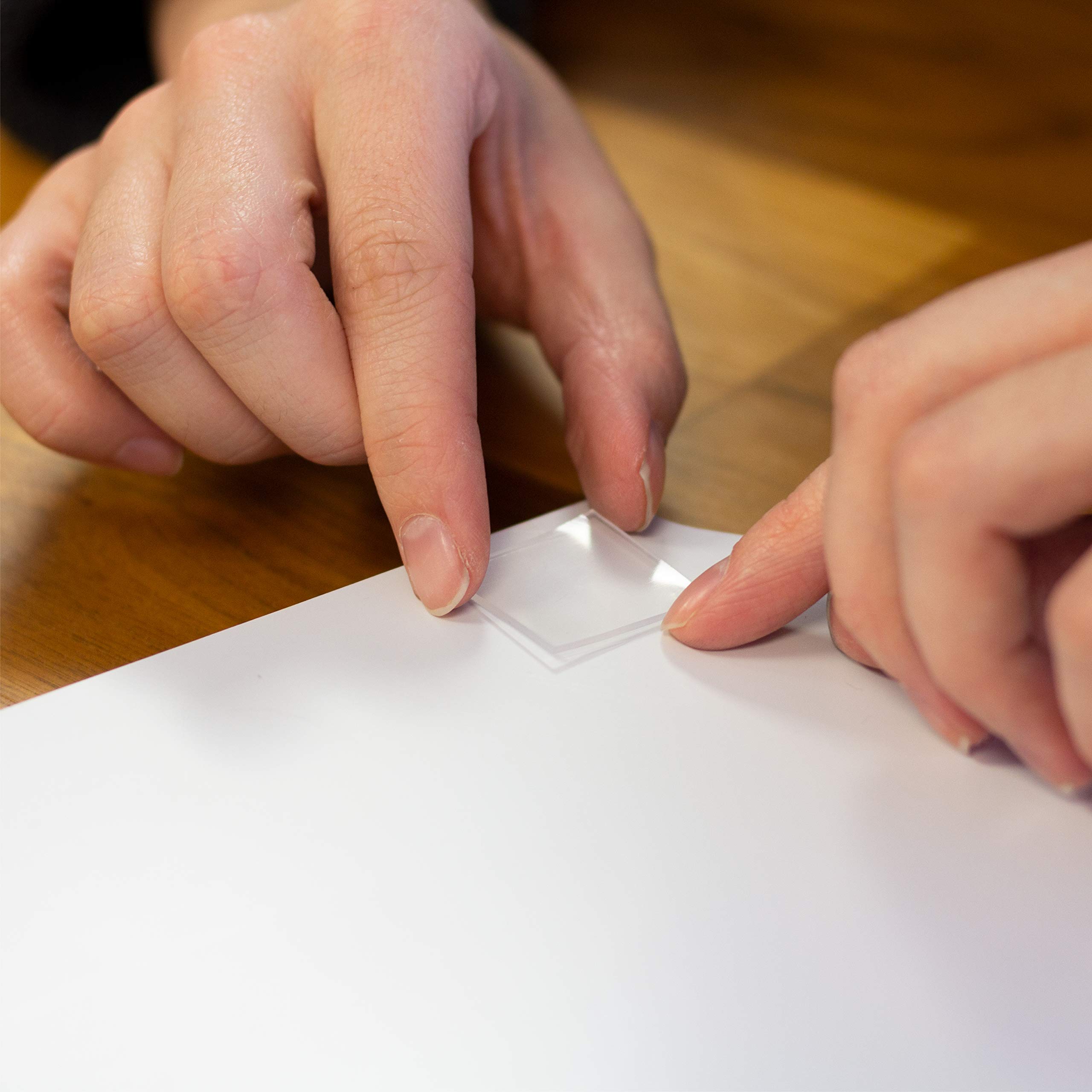 Gorilla Tough & Clear Double Sided Tape Squares, 24 1" Pre-Cut Mounting Squares, Clear, (Pack of 2) - Image 4