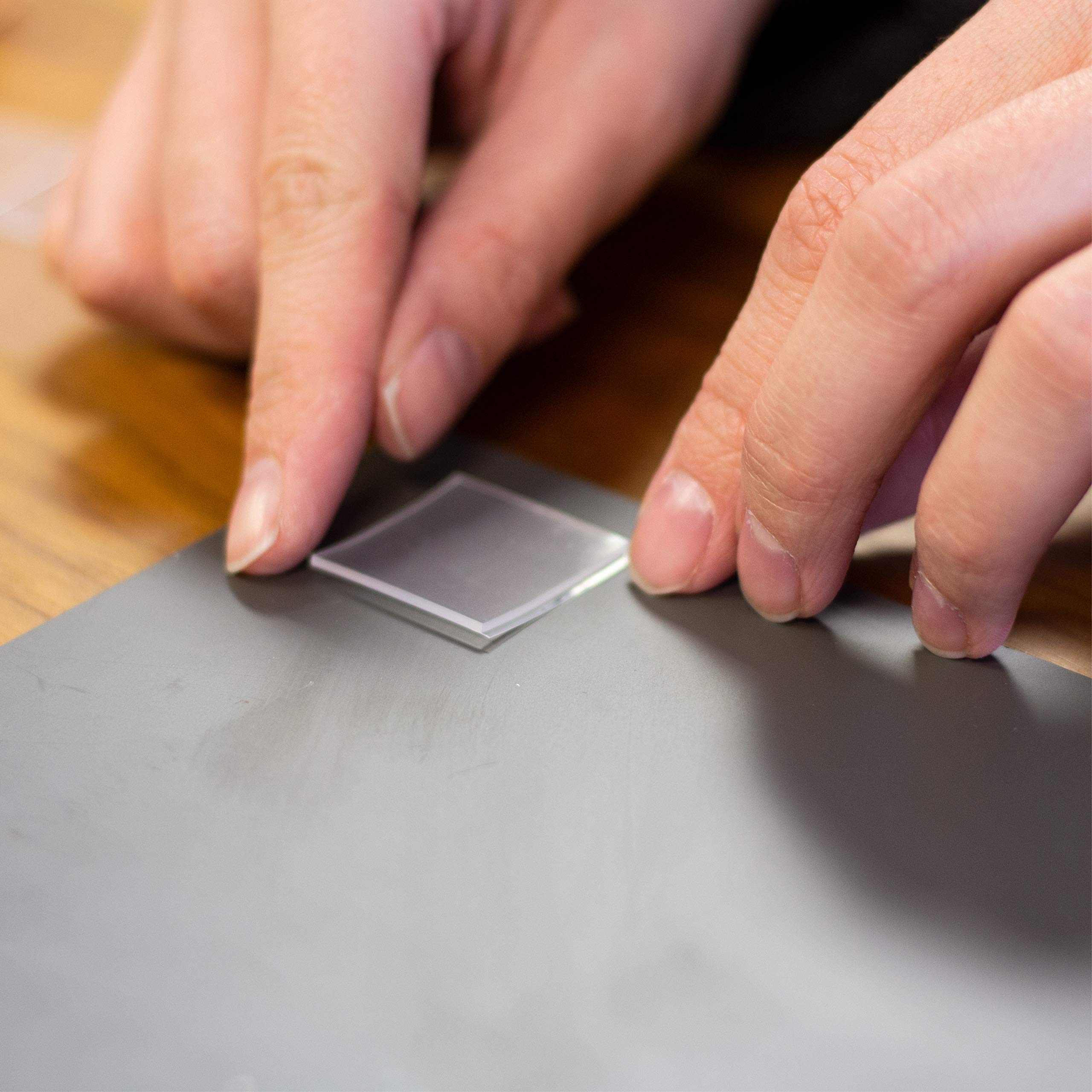 Gorilla Tough & Clear Double Sided Tape Squares, 24 1" Pre-Cut Mounting Squares, Clear, (Pack of 2) - Image 5