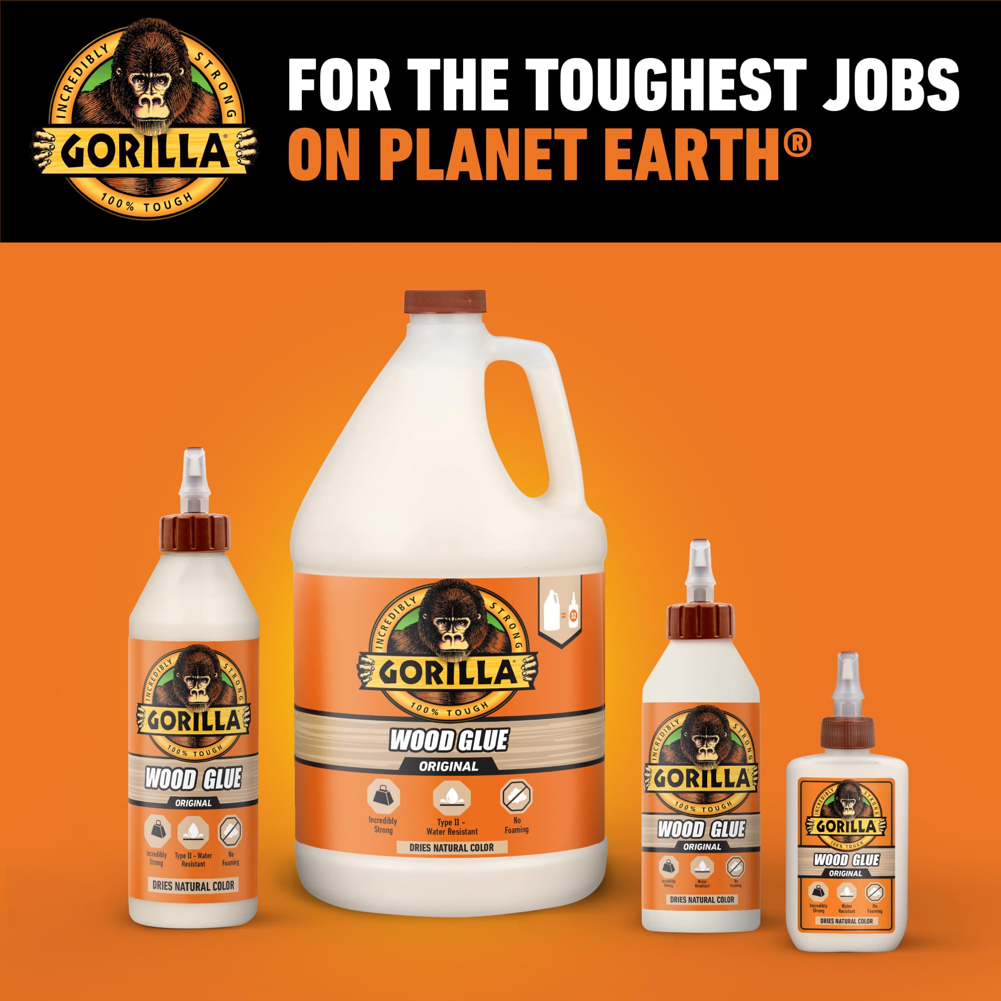 Gorilla Wood Glue, Natural Wood Color, 4 Ounce Bottle (Pack of 2) - Water Resistant for Indoor or Outdoor Projects and Repairs - Image 7